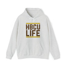 Load image into Gallery viewer, Classic HBCU LIFE Brown &amp; Gold School Colors Rep Harris-Stowe State University Unisex Hooded Sweatshirt
