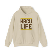 Load image into Gallery viewer, Classic HBCU LIFE Brown &amp; Gold School Colors Rep Harris-Stowe State University Unisex Hooded Sweatshirt
