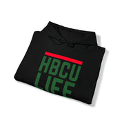 Classic HBCU LIFE Green, Red & White School Colors Rep Mississippi Valley State University Unisex Hooded Sweatshirt