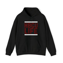 Load image into Gallery viewer, Classic HBCU LIFE Maroon &amp; White School Colors Rep Moorehouse, Coahoma Community College, Hinds Community College at Utica, Meharry Medical College, Morehouse School of Medicine, Alabama A&amp;M University &amp; Shaw University Unisex Hooded Sweatshirt
