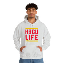 Load image into Gallery viewer, Classic HBCU LIFE Red &amp; Gold School Colors Rep University of the District of Columbia &amp; Tuskegee University Unisex Hooded Sweatshirt
