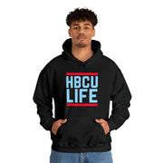 Copy of Classic HBCU LIFE Light Blue & Red School Colors Rep Delaware State University Unisex Hooded Sweatshirt