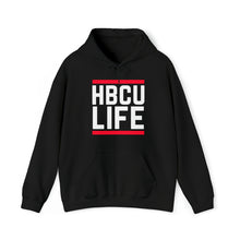 Load image into Gallery viewer, Classic HBCU LIFE Red &amp; White School Colors Rep Gadsden State Community College, Clark Atlanta University, Lewis College of Business &amp; Winston-Salem State University Unisex Hooded Sweatshirt
