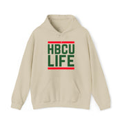 Classic HBCU LIFE Green, Red & White School Colors Rep Mississippi Valley State University Unisex Hooded Sweatshirt
