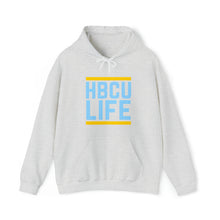 Load image into Gallery viewer, Classic HBCU LIFE Light Blue &amp; Gold School Colors Rep Southern University at Shreveport, Southern University and A&amp;M College, Southern University at New Orleans &amp; Shorter College Unisex Hooded Sweatshirt
