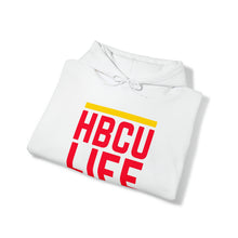 Load image into Gallery viewer, Classic HBCU LIFE Red &amp; Gold School Colors Rep University of the District of Columbia &amp; Tuskegee University Unisex Hooded Sweatshirt
