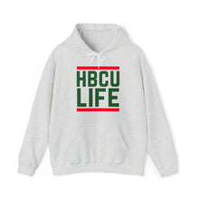 Load image into Gallery viewer, Classic HBCU LIFE Green, Red &amp; White School Colors Rep Mississippi Valley State University Unisex Hooded Sweatshirt

