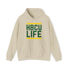 Load image into Gallery viewer, Classic HBCU LIFE Green &amp; Gold School Colors Rep Kentucky State University Unisex Hooded Sweatshirt
