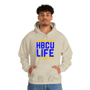 Classic HBCU LIFE Reflux Blue and Gold School Colors Rep Allen University & Oakwood University Unisex Hooded Sweatshirt