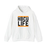 Classic HBCU LIFE Black and Orange School Colors Rep St. Pauls College Unisex Hooded Sweatshirt