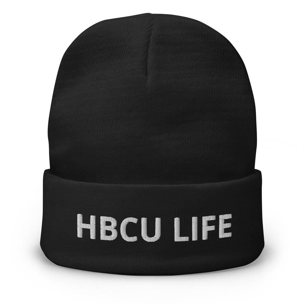 HBCU LIFE Embroidered Beanie