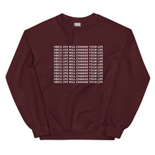 Load image into Gallery viewer, HBCU Life Will Change Your Life Sweatshirt
